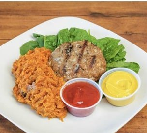 Long Life Meal PrepLong Life Meal Prep Turkey Burger With Sweet Potato Mash Muscle Gain (GF,DF)Meal Prep