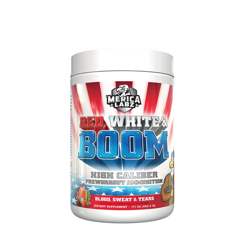 'Merica LabzMerica Labz Red White & BOOM High Caliber PreWorkout AmmunitionPre - WorkoutBlood Sweat & Tears602573098394