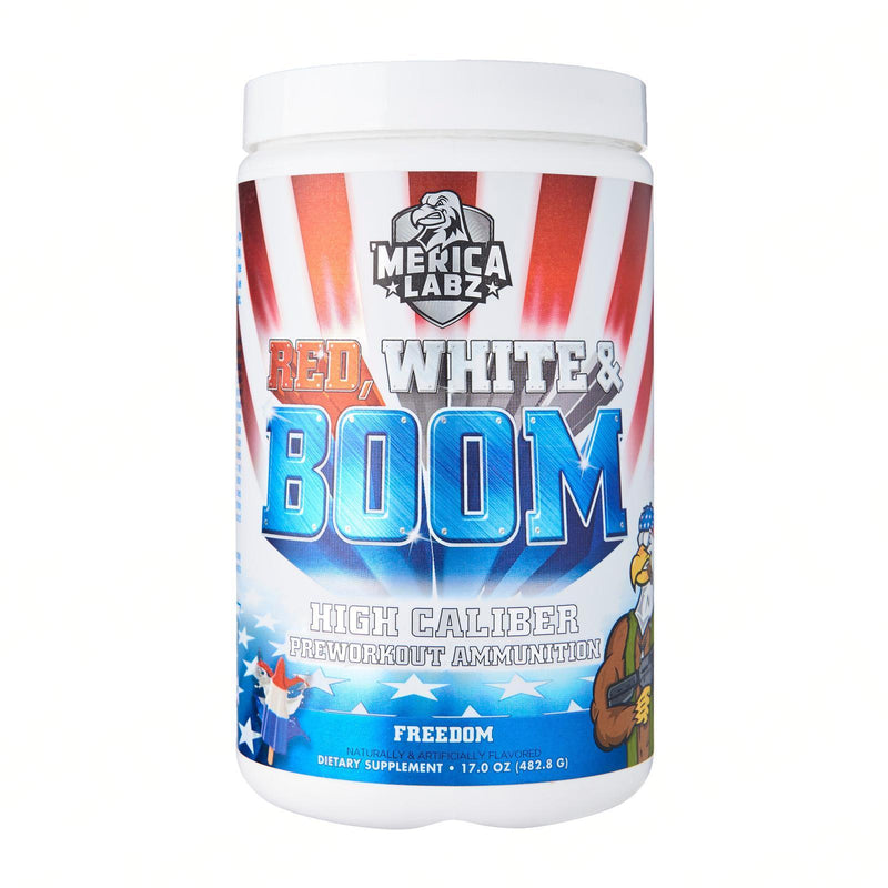 'Merica LabzMerica Labz Red White & BOOM High Caliber PreWorkout AmmunitionPre - WorkoutFreedom602573098400