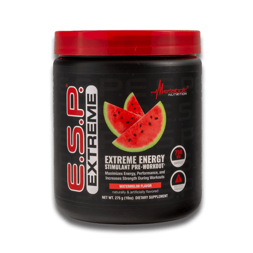 Metabolic NutritionMetabolic Nutrition E.S.P. Extreme Extreme Energy Stimulant PreWorkout (50 Servings)Pre - WorkoutWatermelon764779630126