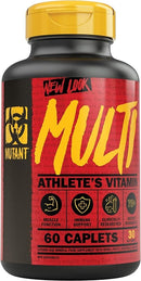 MutantMutant Multi High Potency Vitamins Specifically Formulated for Heavy Lifting, 60 Tablets 30 ServingsMultivitamin811662021193