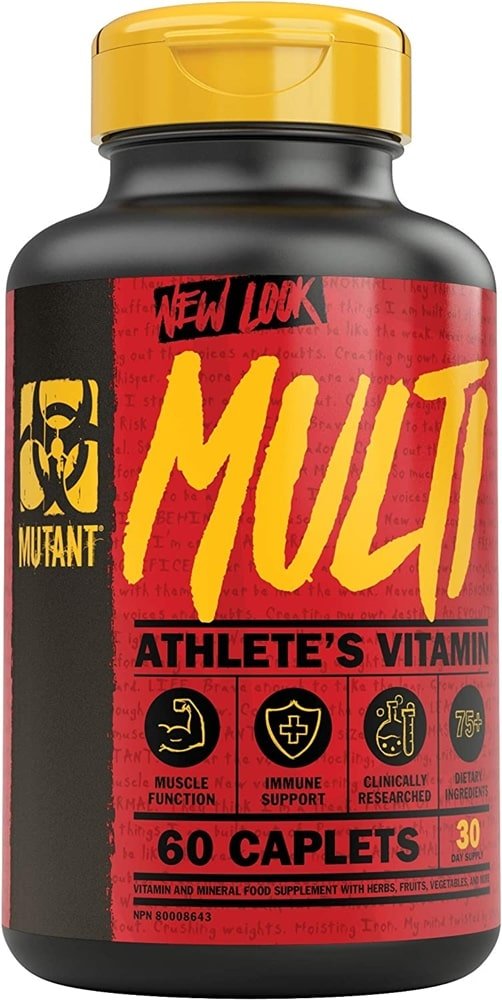 MutantMutant Multi High Potency Vitamins Specifically Formulated for Heavy Lifting, 60 Tablets 30 ServingsMultivitamin811662021193