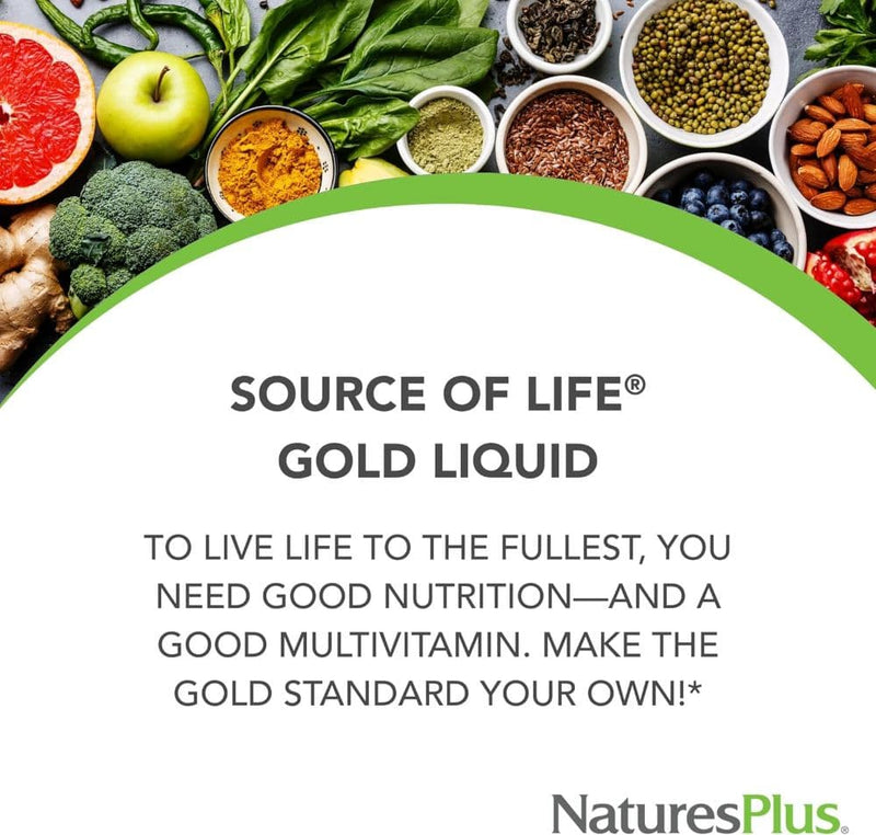 Natures PlusNatures Plus Source of Life Gold Liquid Tropical Fruit 8ozMultivitamin097467307056