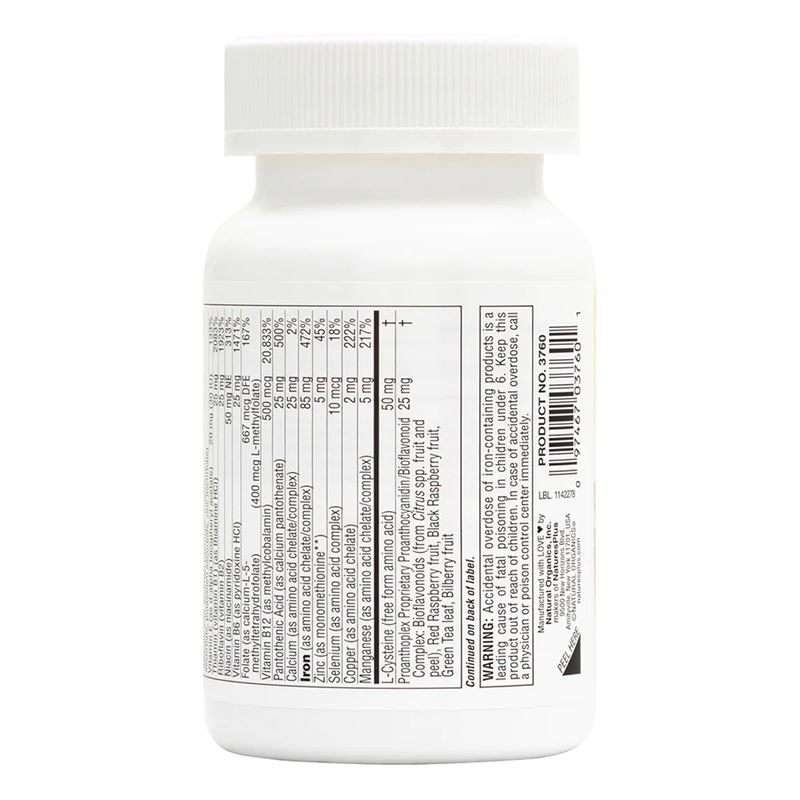 Natures PlusNaturesPlus HEMA - PLEX® Slow - Release, High - potency chelated iron (85 mg per one tablet)Vitamins & Minerals30 Tabs097467037601