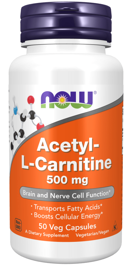 NOW FoodsNOW Foods AcetylLCarnitine 500 mg Veg CapsulesWeight Management50 Capsul733739000750