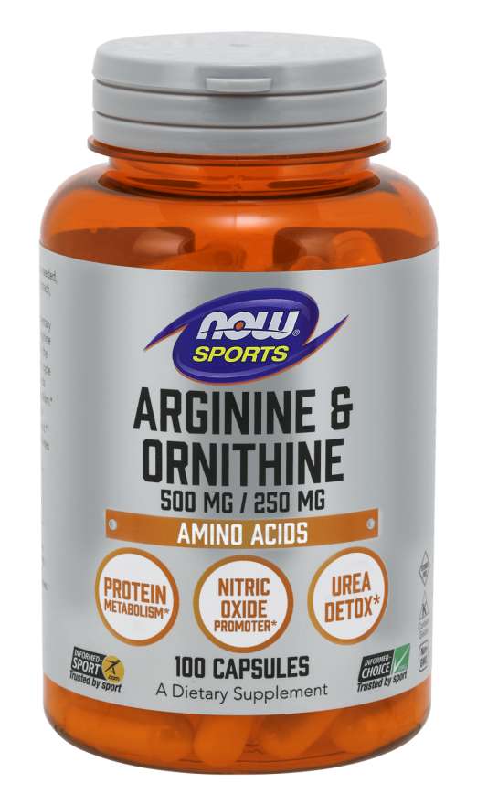 NOW FoodsNOW Foods Arginine & Ornithine 100 capsulesArginine & Citrulline733739000408