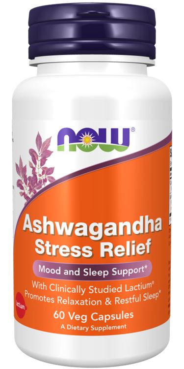 NOW FoodsNOW Foods Ashwagandha Stress Relief, 60 Veg CapsulesHerbal Support733739023759