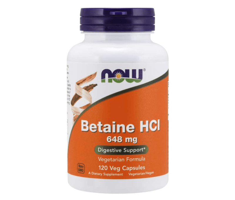 NOW FoodsNOW Foods Betaine HCL 648 mg 120veg capsDigestion Aid733739029386