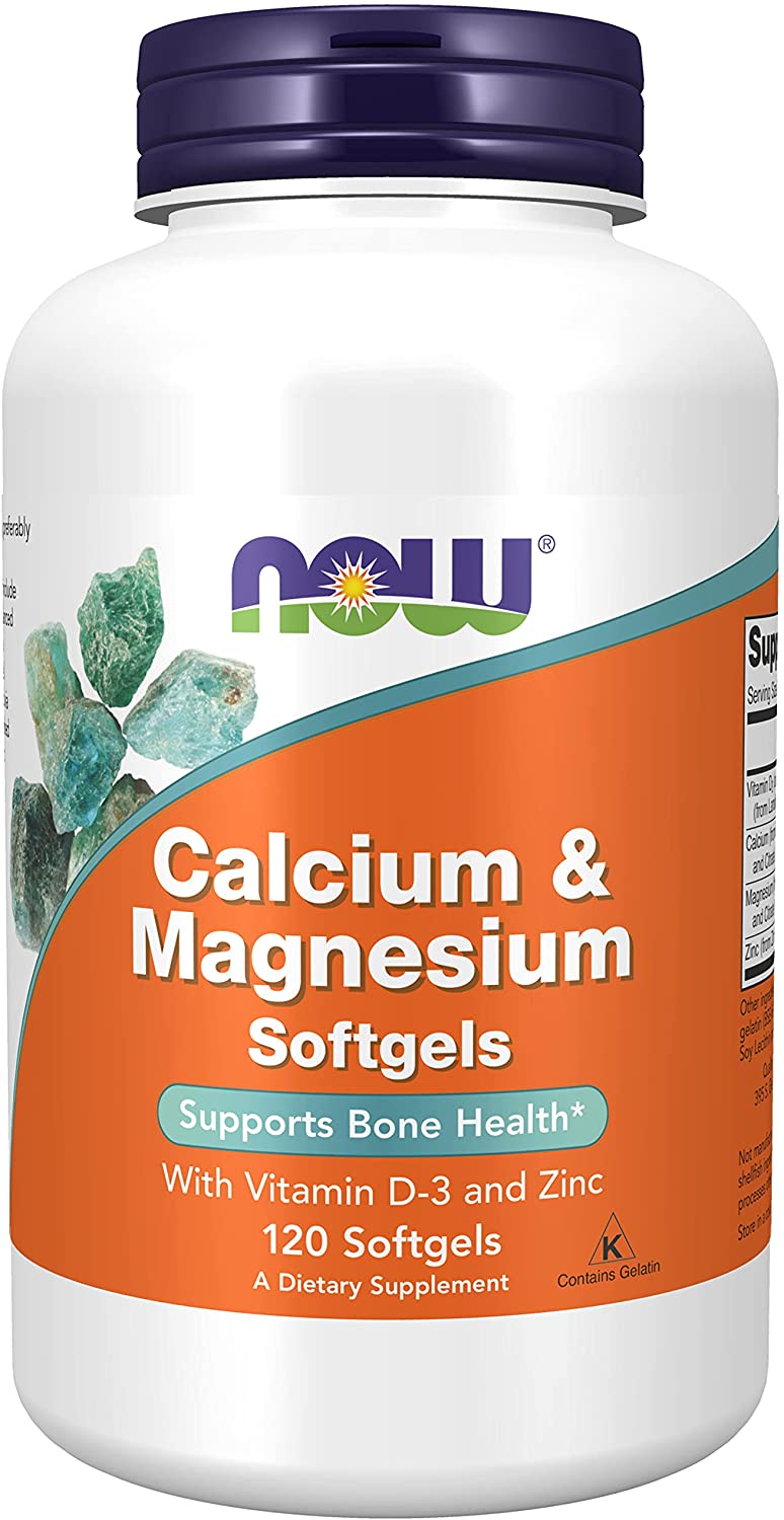 NOW FoodsNOW Foods Calcium & Magnesium, Bone Health 120 SoftgelsVitamins & Minerals733739012517