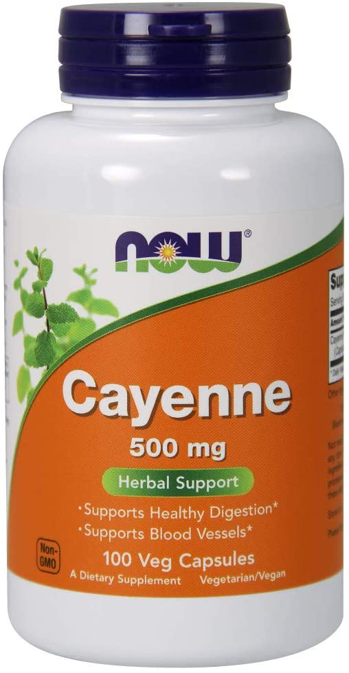 NOW FoodsNOW Foods Cayenne Pepper 500mgHerbal Support100 Capsules733739046253