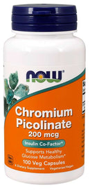 NOW FoodsNOW Foods Chromium Picolinate 200mcgWeight Management100 Capsules733739014207