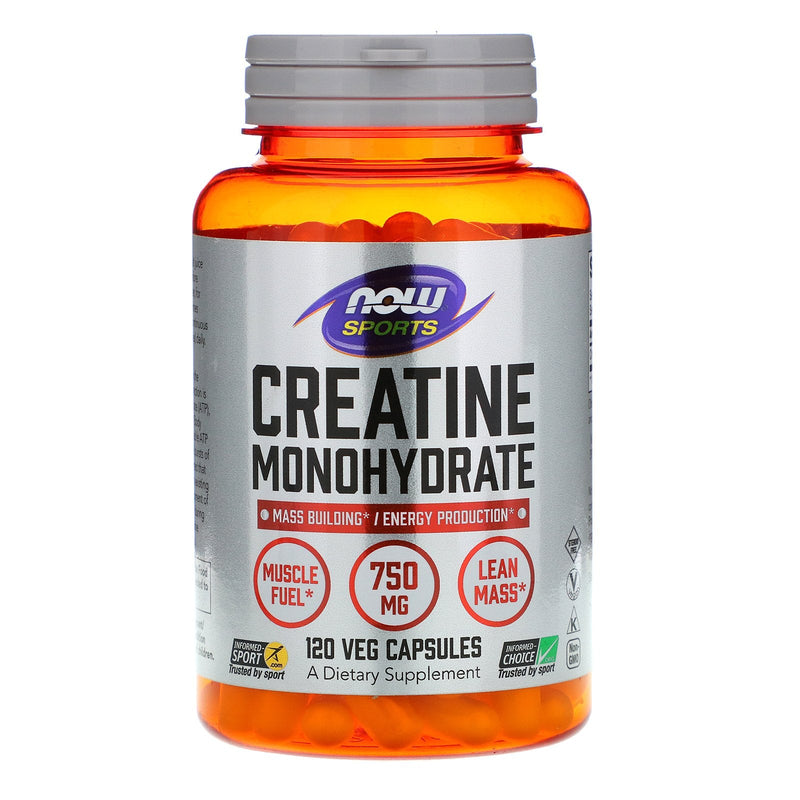 NOW FoodsNOW Foods Creatine Monohydrate (750mg 120 Veg Capsules)Creatine733739020352