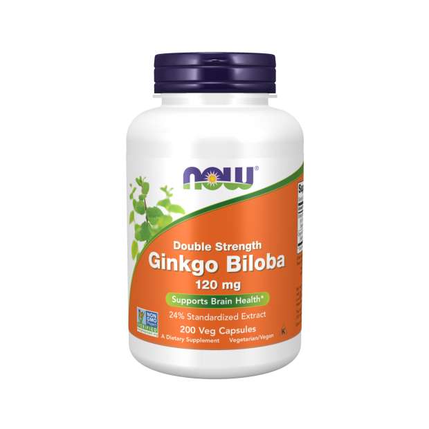 NOW FoodsNOW Foods Double Strength Ginkgo Biloba 120mgHerbal Support100 Veg Capsules733739046833