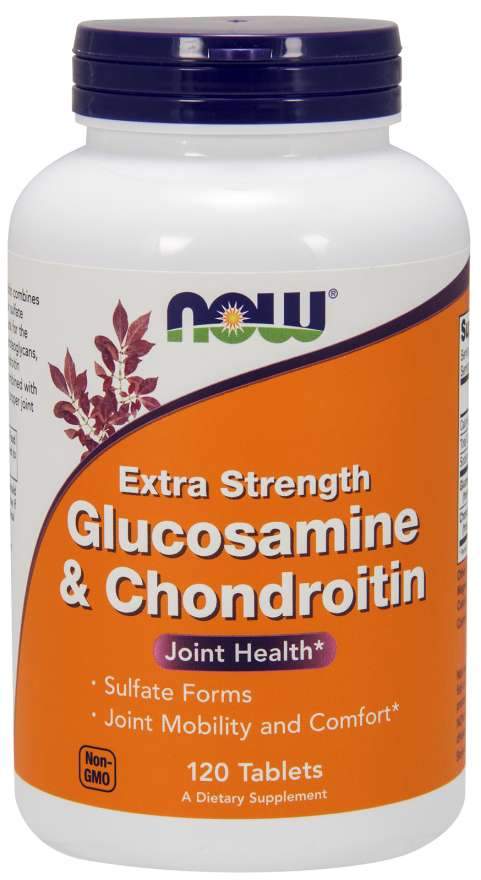 NOW FoodsNOW Foods Extra Strength Glucosamine & ChondroitinJoint Support120 Tablets733739032430