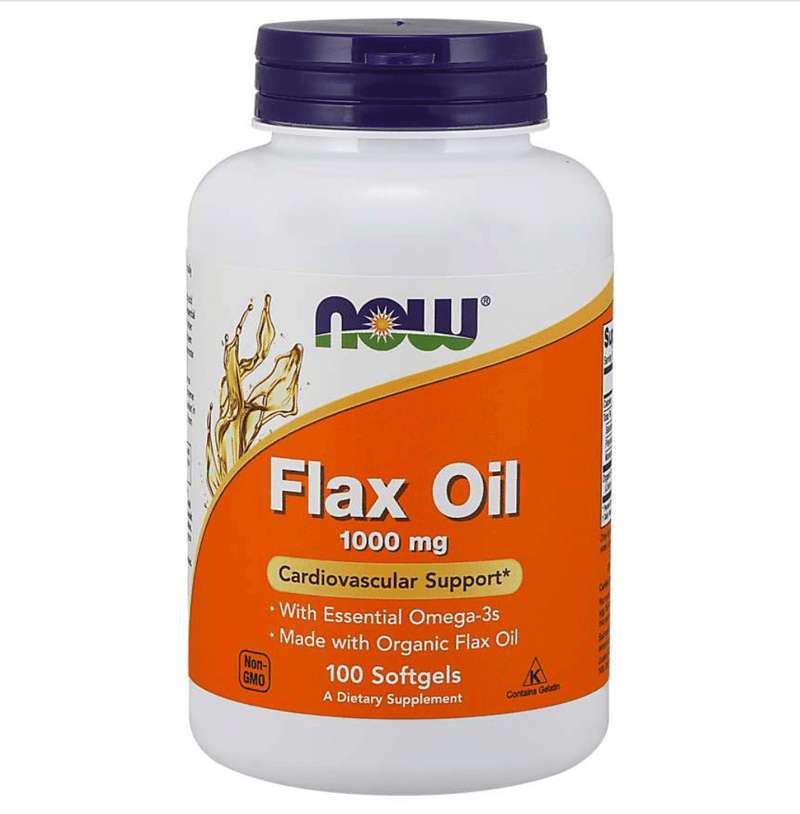 NOW FoodsNOW Foods Flax Oil, 1000 mgOils & Omega 3s100 Softgels733739017703