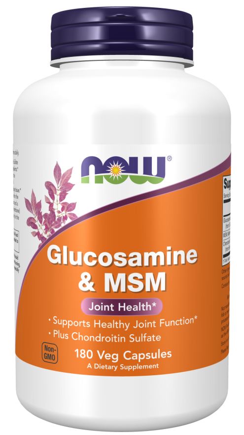 NOW FoodsNOW Foods Glucosamine & MSM Veg 180 Veg CapsulesJoint Support733739032799