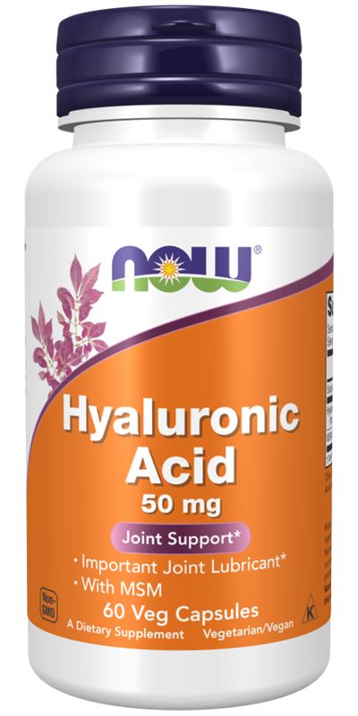 NOW FoodsNOW Foods Hyaluronic Acid 50 mg with MSM, Joint Support, 60 Veg CapsJoint Support733739031563