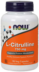 NOW FoodsNOW Foods LCitrulline 750 mgArginine & Citrulline90 Veg Caps733739000835