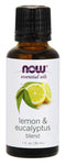 NOW FoodsNOW Foods Lemon & Eucalyptus Oil Blend 1 fl ozEssential Oils733739077295