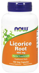 NOW FoodsNOW Foods Licorice Root 450 mg 100 Veg CapsulesHerbal Support733739047182