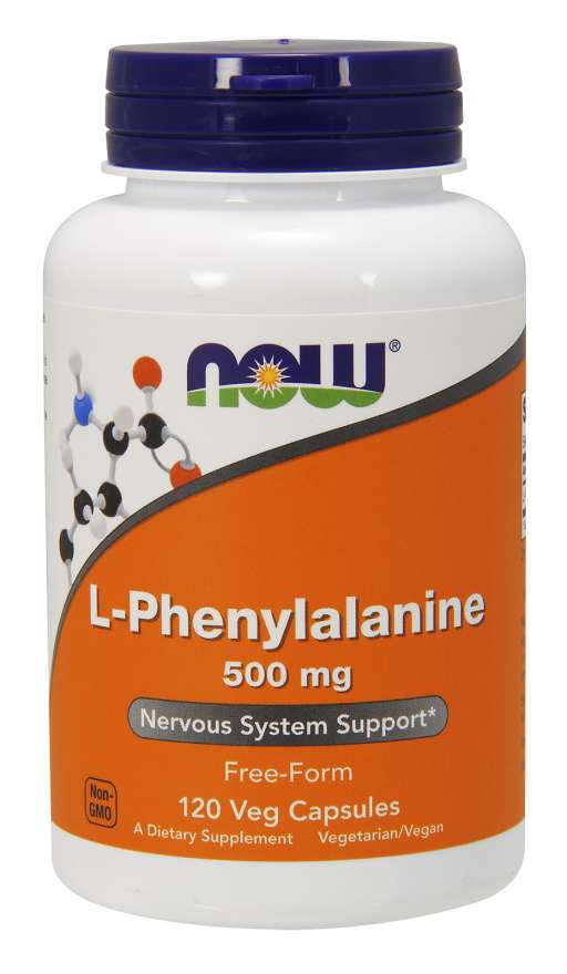 NOW FoodsNOW Foods LPhenylalanine 500 mg 120 Veg CapsulesCognitive Support733739001320