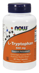 NOW FoodsNOW Foods LTryptophan 500 mg 60 Veg CapsulesCognitive Support733739001665