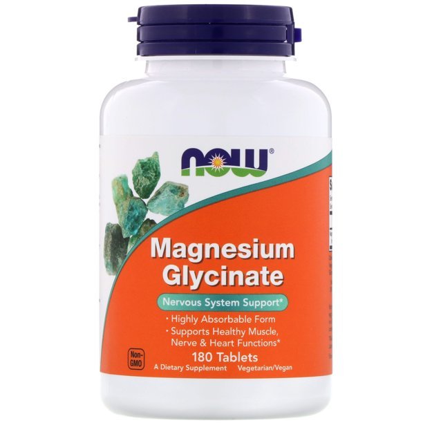 NOW FoodsNOW Foods Magnesium Glycinate (180 Tablets)Vitamins & Minerals733739012890