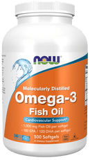 NOW FoodsNOW Foods Omega - 3 1,000mg Fish Oil (180 EPA + 120 DHA) 500 Fish GelsOils & Omega 3s733739016539