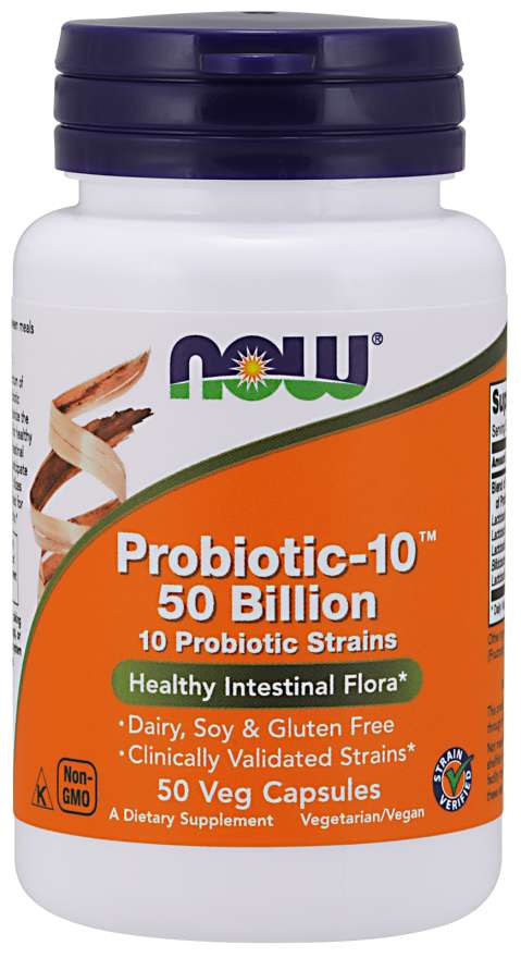 NOW FoodsNOW Foods Probiotic10 50 Billion Veg CapsulesDigestion Aid733739029287