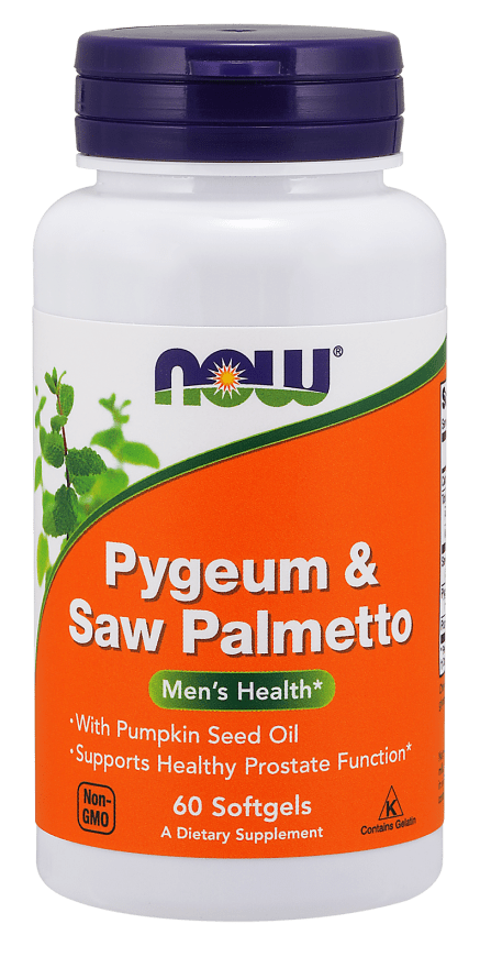 NOW FoodsNOW Foods Pygeum & Saw Palmetto Softgels w/Pumpkin seed oil 60 softgelsMen's Health60 Softgels733739047281