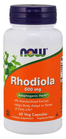 NOW FoodsNOW Foods Rhodiola 500 mg 60 Veg CapsulesCognitive Support733739047540