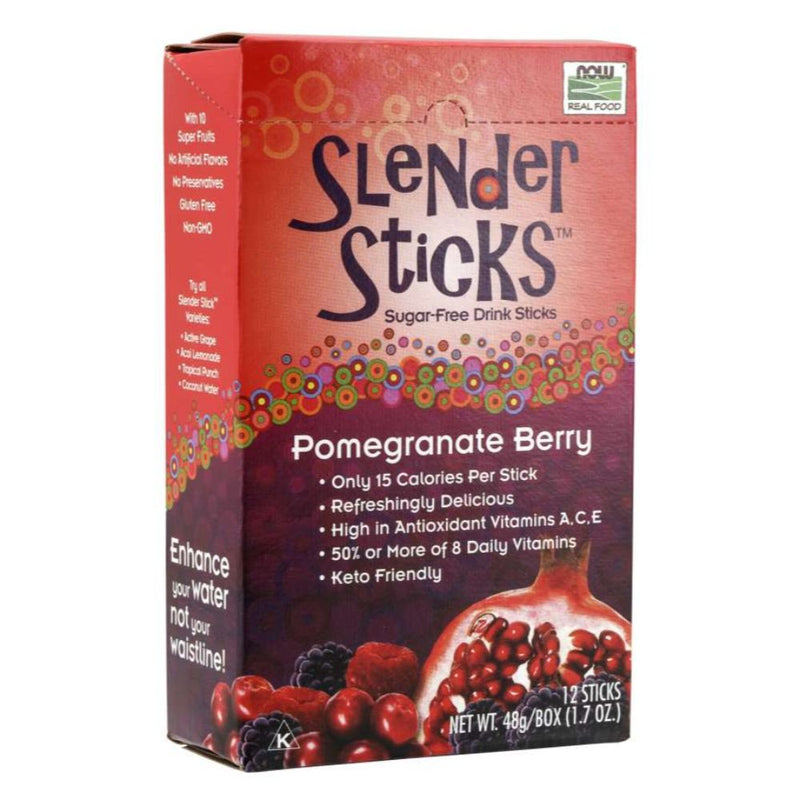 NOW FoodsNOW Foods Slender Sticks 12 SticksTeaPomegranate Berry733739069962