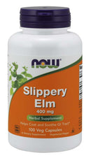 NOW FoodsNOW Foods Slippery Elm 400 mg 100 Veg CapsulesHerbal Support733739047502