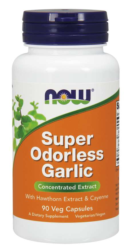 NOW FoodsNOW Foods Super Odorless Garlic 100 Veg CapsulesHerbal Support733739018151