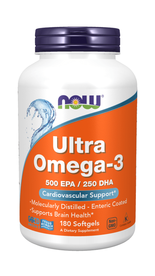 NOW FoodsNOW Foods Ultra Omega3 500 EPA/250 DHA Bovine Gelatin SoftgelsOils & Omega 3s180 Softgels733739016621