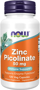 NOW FoodsNOW Foods Zinc Picolinate, 50mg 120 CapsulesVitamins & Minerals733739015525