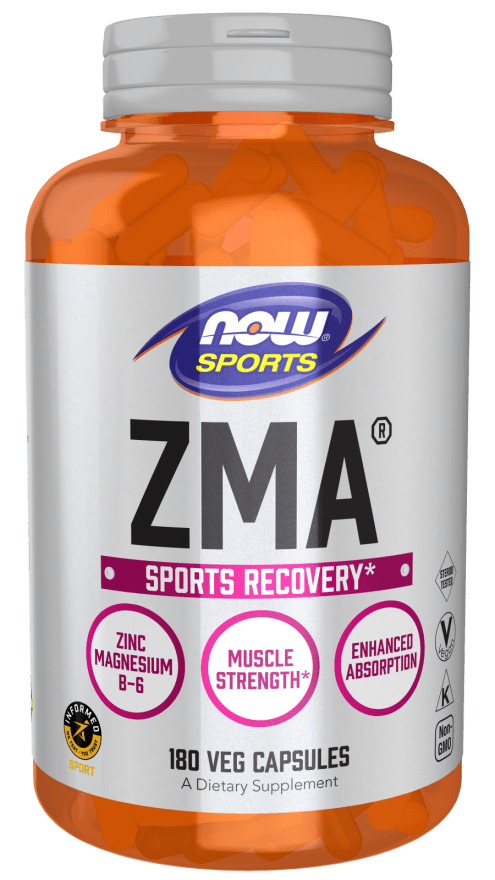 NOW FoodsNOW Foods ZMA (Zinc, Magnesium and Vitamin B6), Enhanced Absorption, Sports RecoveryVitamins & Minerals180 Veg Capsul733739022011