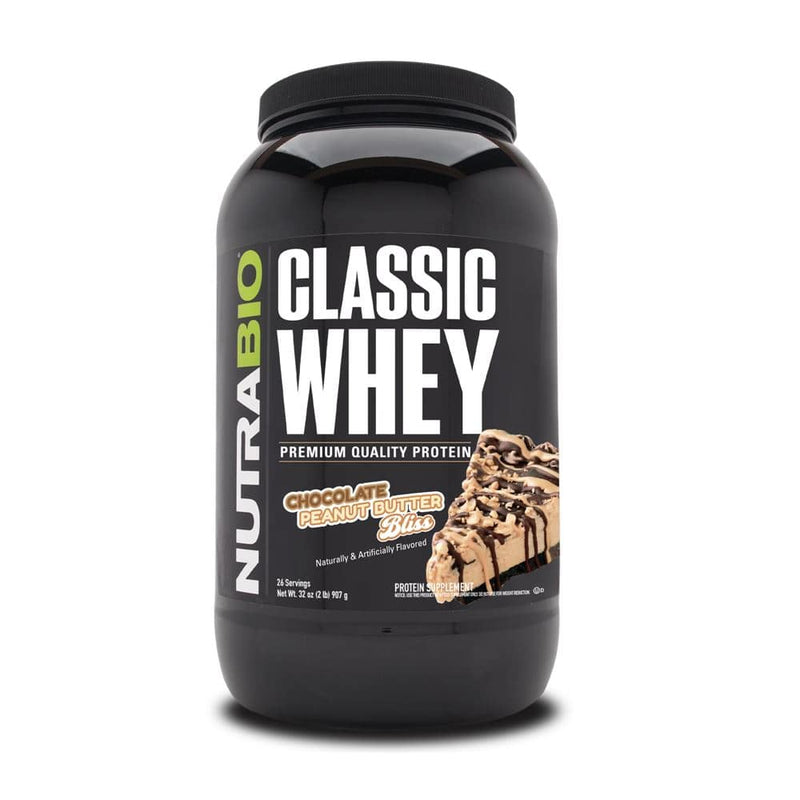 NutraBioNutraBio Classic Whey Protein 2lbProteinChocolate Peanut Butter Bliss649908211707