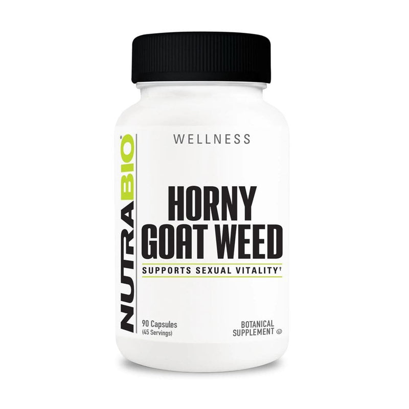 NutraBioNutraBio Horny Goat Weed 500mg 90 CapsHerbal Support649908247546