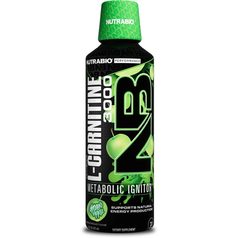 NutraBioNutraBio L - Carnitine 3000, Metabolic Ignitor 16ozAmino AcidsGreen Apple649908219604