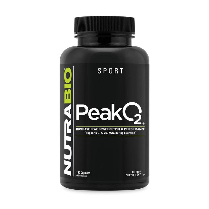 NutraBioNutraBio PeakO2 Increase Peak Power Output 180 CapsHerbal Support649908218768