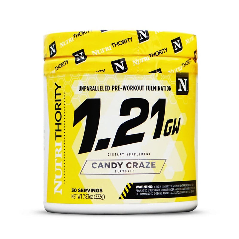 NutrithorityNutrithority 1.21GW preworkout with Huperzine A, LTheanine & Choline 30 servingsPre - WorkoutCANDY CRAZE787790003236