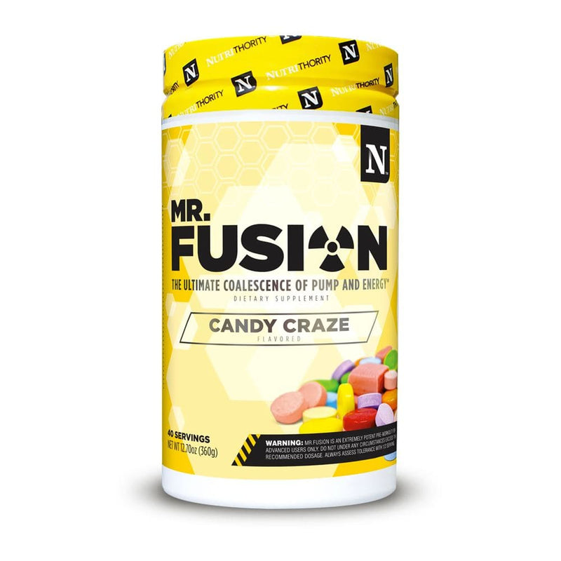 NutrithorityNutrithority Mr. Fusion ultimate coalescence of pump and energy 20/40 servingsPre - WorkoutCANDY CRAZE7877990869481