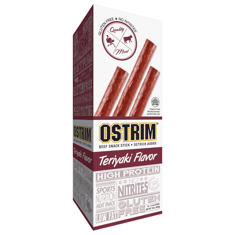 OstrimOstrim OSTRIM Beef Snack Stick, Ostrich Added 14g ProteinSnacksTeriyaki613911103267