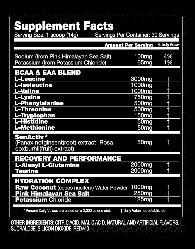 Performax LabsPerformax Labs EAMINO Max, maximum recovery and hydration matrix 30 servingsPre - WorkoutPineapple Mojito850008335419