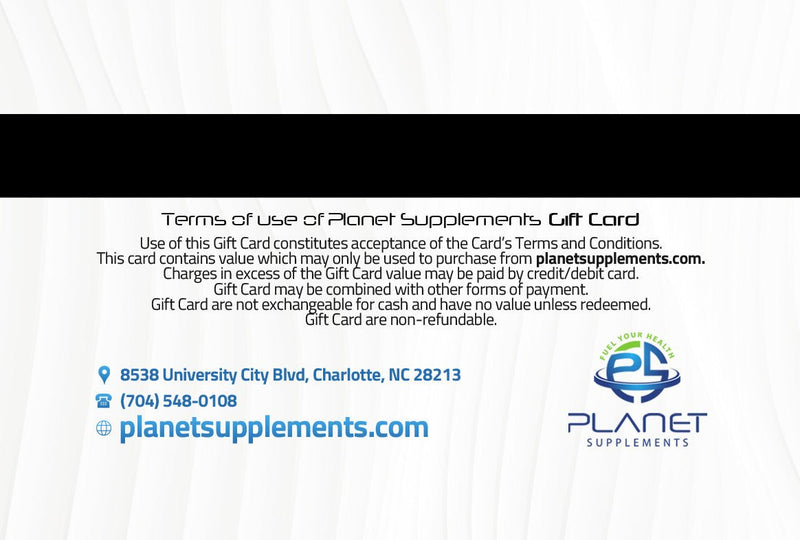 Planet SupplementsPlanet Supplements Gift CardGift Card$10.00