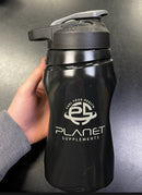 Planet SupplementsPlanet Supplements Sports Shaker Water Bottle, BPA & Phthalate Free, Made in the USA 64oz Gloss Black