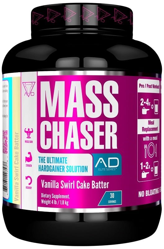 Project ADProject AD A.D. Mass Chaser Muscle Gainer 4lbMass GainerVanilla Swirl Cake Batter601947298712