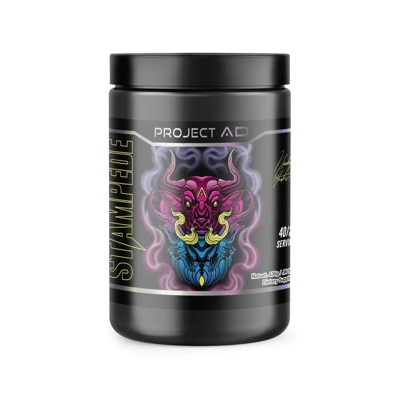 Project ADProject AD Stampede - Pre - Workout 20/40 servingsFat BurnerStrawberry Bubblegum601947299054