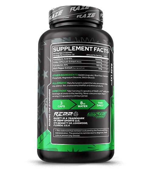 Repp SportsRepp Sport Raze LX3 increased muscle mass & strength, improve recovery 90 capsVitamins & Supplements850030092700